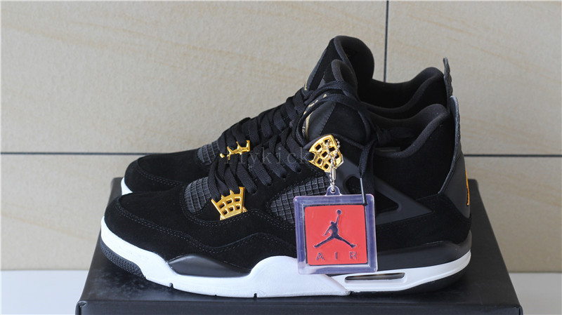 Air Jordan 4 Retro Royalty Black Suede